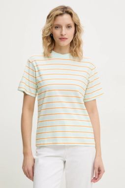 Bavlnené tričko 2NDDAY Marissas dámske, tyrkysová farba, 2252245328