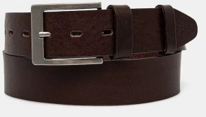 Kožený opasok Medicine hnedá farba