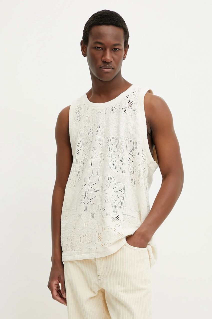 Tričko Les Deux béžová farba, LDM101219