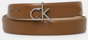 Opasok Calvin Klein dámsky, hnedá farba, K60K613156