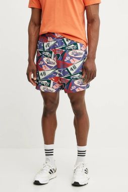 Šortky Puma pánske, fialová farba, 629630