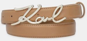 Opasok Karl Lagerfeld K/SIGNATURE čierna farba, A1W33205