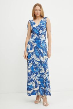 Šaty Morgan RPACHA fialová farba, maxi, rovný strih, RPACHA