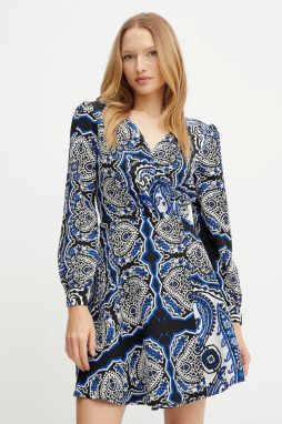 Šaty RIJAL.F čierna farba, mini, áčkový strih, RIJAL.F