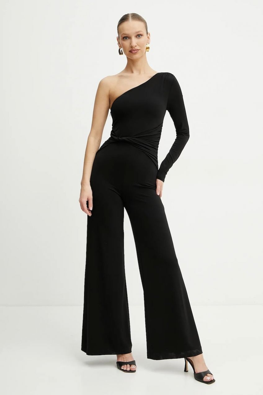 Overal Marciano by Guess MATILDE čierna farba, s okrúhlym výstrihom, 5GGD29 6257A