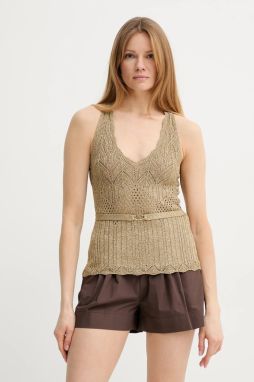 Top Twinset zelená farba, 251TT3195
