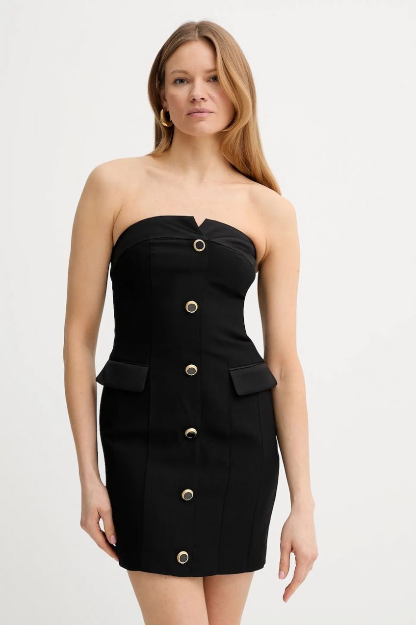 Šaty Marciano by Guess VITTORIA čierna farba, mini, priliehavé, 5GGK14 7300A