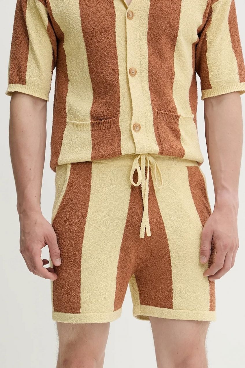 Šortky Nanushka BRENT béžová farba, NM25SSST10811