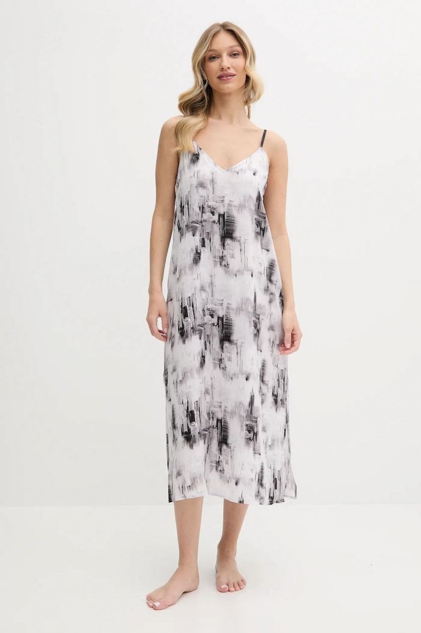 Nočná košeľa Dkny čierna farba, YI40053