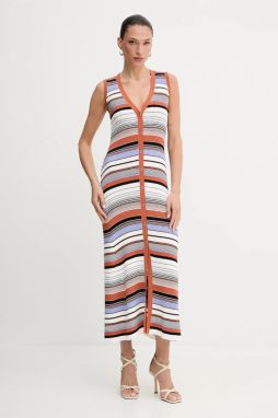 Šaty Liu Jo biela farba, maxi, priliehavé, WA5211.MS55N