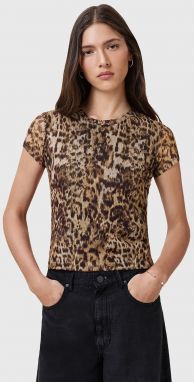 Blúzka AllSaints ELLIE oranžová farba, vzorovaná, W266JC