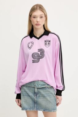 Mikina Hugo Blue Delarri_B fialová farba, s potlačou, 50542303