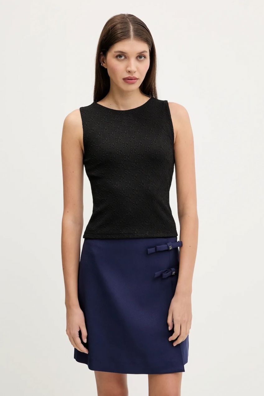 Top HUGO Daironi čierna farba, 50542420