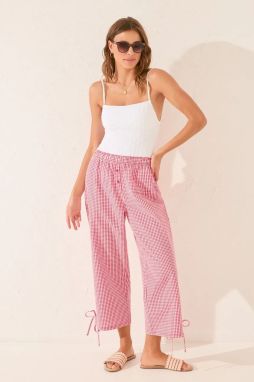 Bavlnené pyžamové nohavice women'secret bordová farba, bavlnené, 3709664