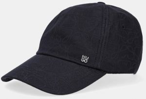 Šiltovka HUGO Ally-M-Stacked čierna farba, vzorovaná, 50544451