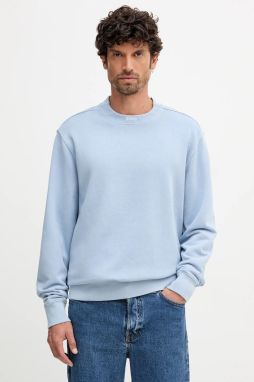 Bavlnená mikina BOSS Orange We__Dye jednofarebná, 50519718