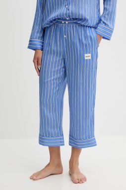 Pyžamové nohavice HUGO KLEO_PANTS fialová farba, 50544156