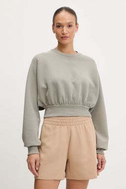 Mikina adidas All SZN zelená farba, jednofarebná, JW5070