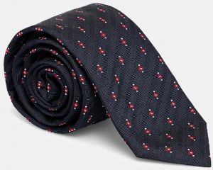 Hodvábna kravata HUGO Tie cm 6 tmavomodrá farba, 50545460