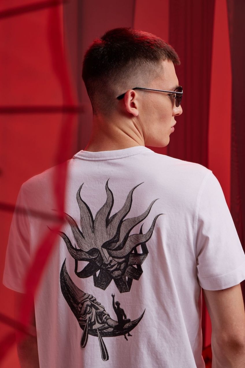 Bavlnené tričko Medicine pánske, biela farba, s potlačou