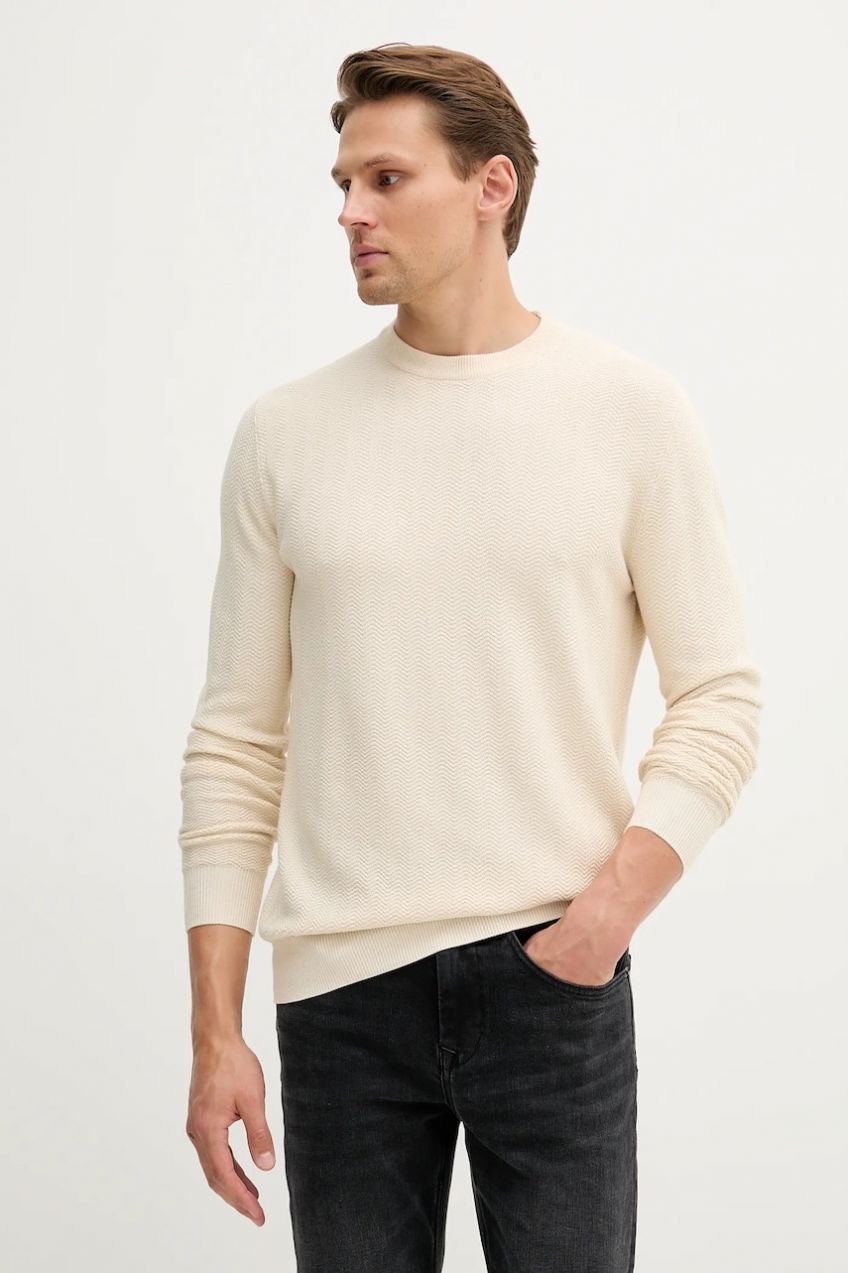 Sveter Guess béžová farba, ľahký, M5YR01 Z3FB1