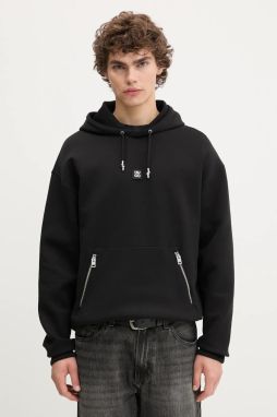 Mikina HUGO Dargenhood čierna farba, s kapucňou, s nášivkou, 50542583