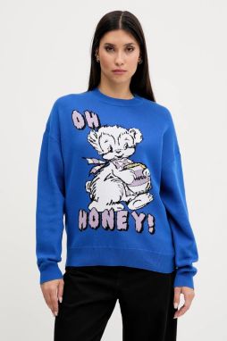 Bavlnený sveter Hugo Blue Seted_B ľahké, 50543019