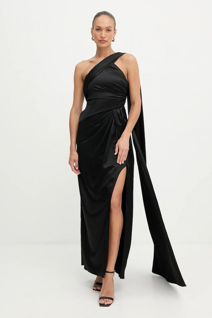 Šaty Marciano by Guess ARETHA čierna farba, maxi, priliehavé, 5YGK01 7246A