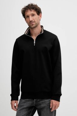 Mikina BOSS H-Stimmann 109 čierna farba, jednofarebná, 50543887