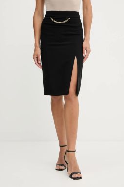 Sukňa Marciano by Guess ELLA čierna farba, midi, puzdrová, 5YGD07 7357A