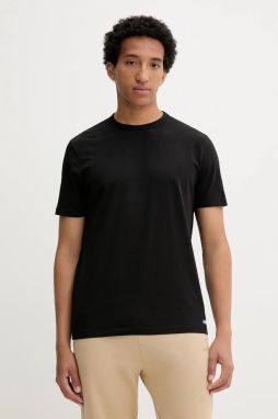 Tričko Hugo Blue 2-pak BLUE2_Naolo pánske, čierna farba, jednofarebné, 50546933