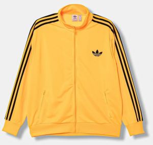Mikina adidas Originals Firebird oranžová farba, s nášivkou, JX7862