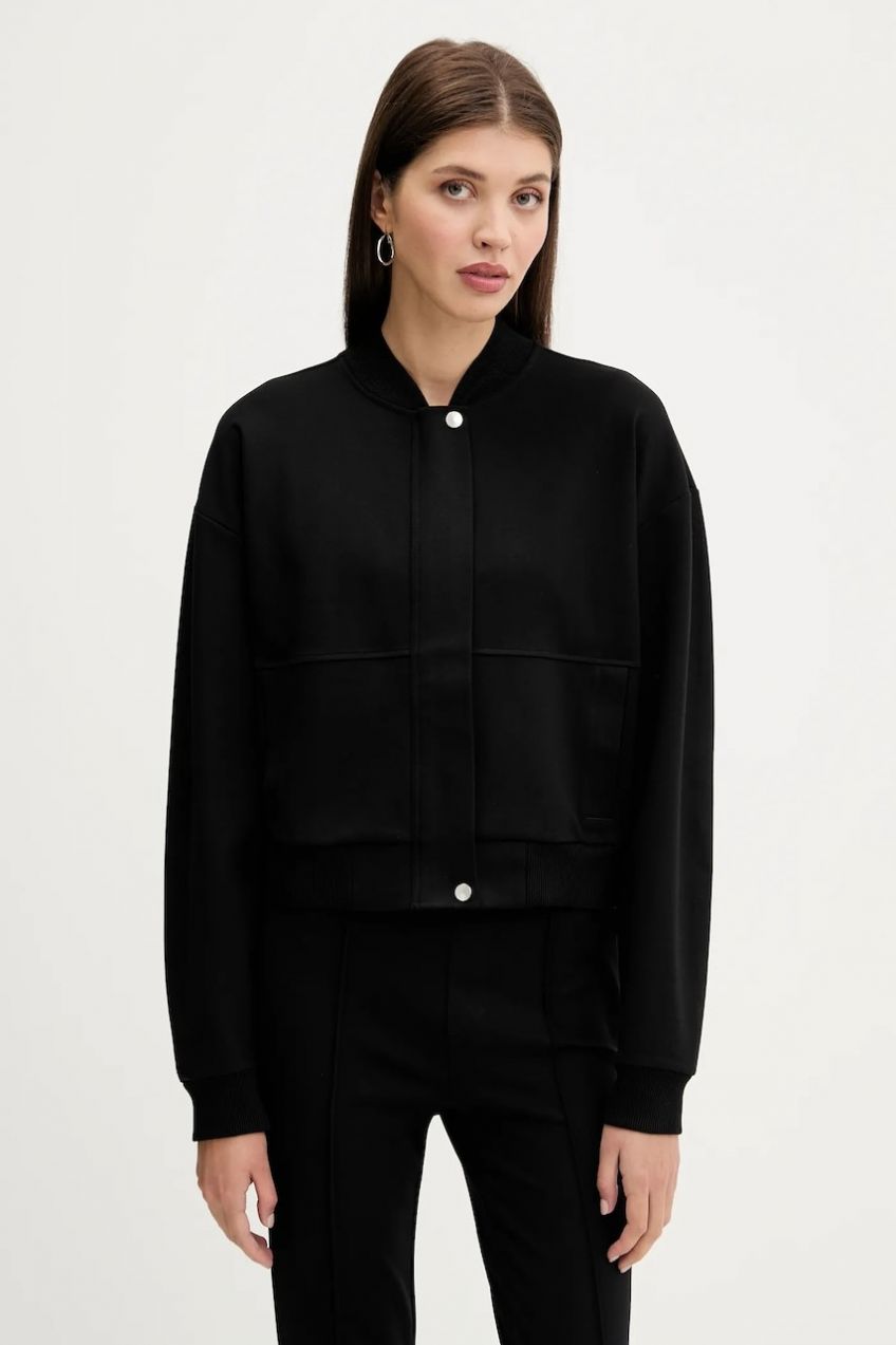 Mikina HUGO Dakure čierna farba, jednofarebná, 50542743