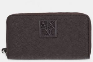 Peňaženka Armani Exchange dámska, hnedá farba, XW000361 AF11902