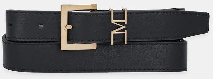 Kožený opasok Marciano by Guess čierna farba, 5YGZ12 7330A