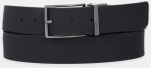 Kožený opasok HUGO Giffin-Gm_Gb35_gp čierna farba, 50548381