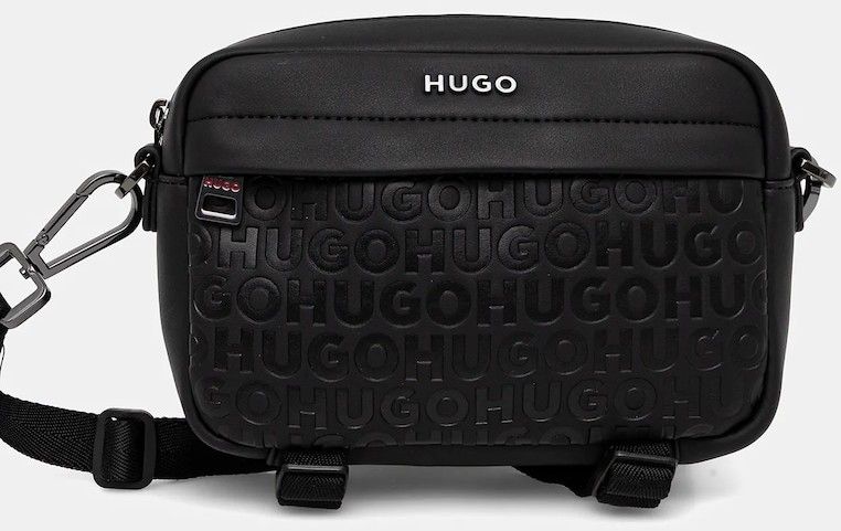 Malá taška HUGO Jived_EW Crossbody čierna farba, 50547406