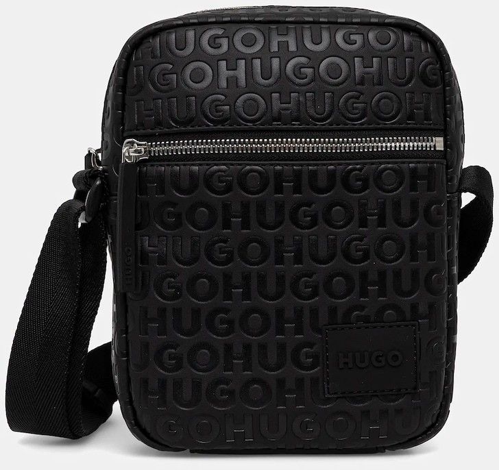 Malá taška HUGO Ethon 2.0HI_M_NS Zip čierna farba, 50547249