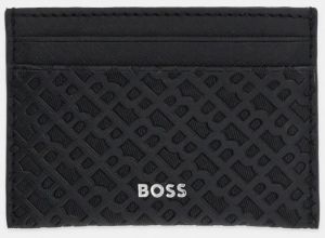 Kožené puzdro na karty BOSS Zair_ML_S card N. čierna farba, 50548817