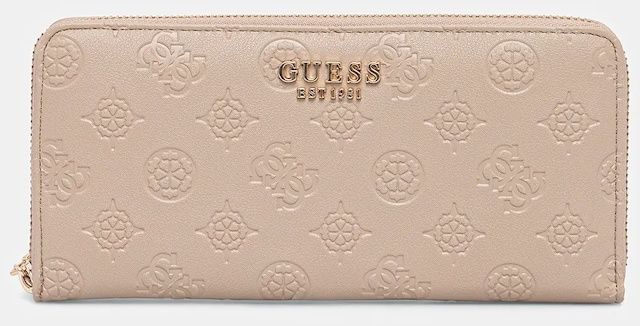 Peňaženka Guess PHOEBE dámska, béžová farba, SWPD96 65146