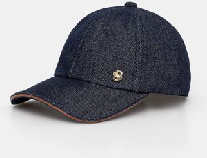 Džínsová šiltovka BOSS Ari-D-FL tmavomodrá farba, 50544421