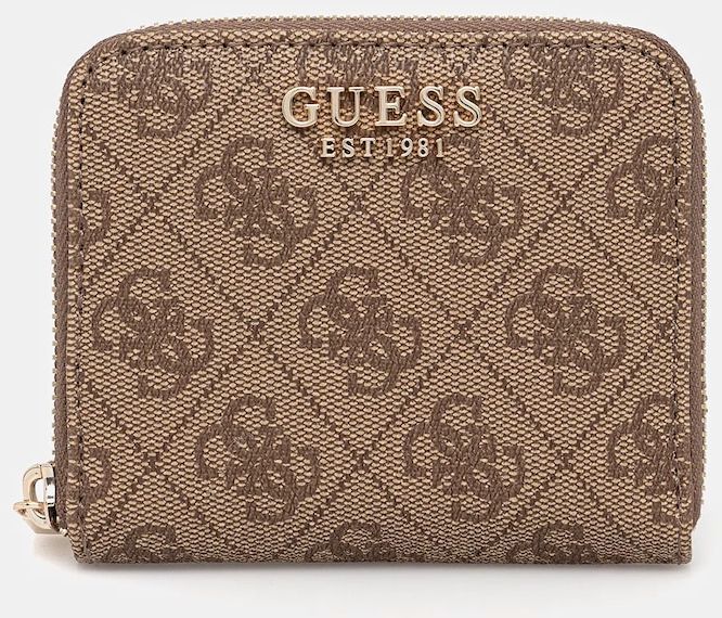 Peňaženka Guess LAUREL dámska, béžová farba, SWSG74 59137