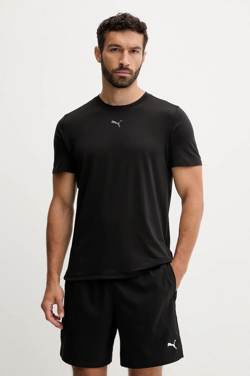 Tréningové tričko Puma Cloudspun čierna farba, jednofarebné, 527593