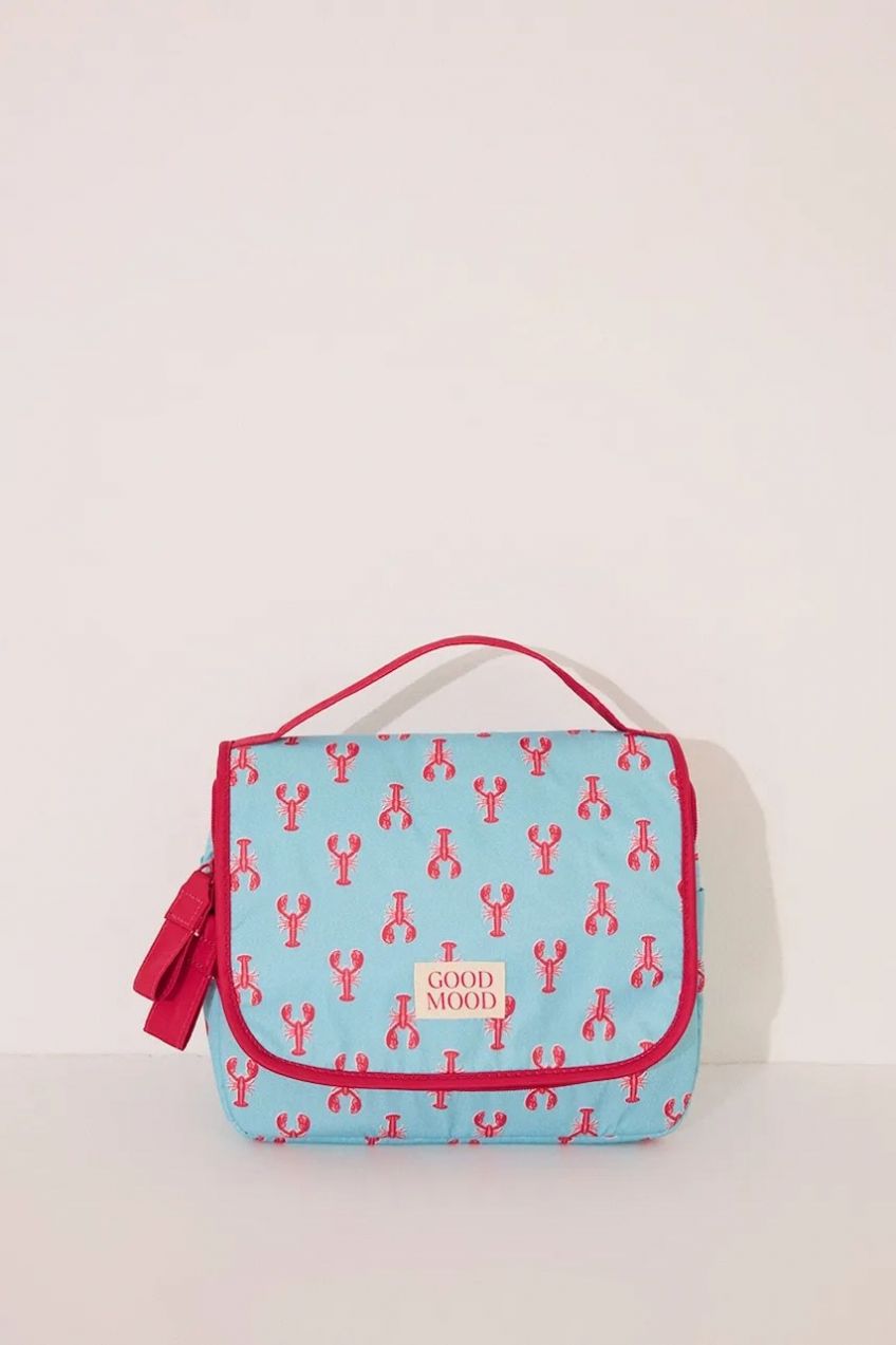 Kozmetická taška women'secret tyrkysová farba, 4842922