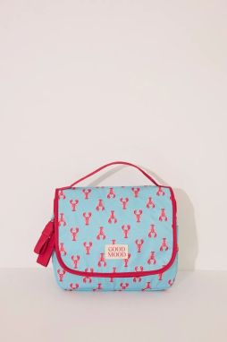 Kozmetická taška women'secret tyrkysová farba, 4842922