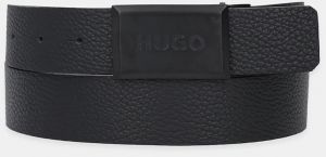 Kožený opasok HUGO Garlond-B_Sr35_grp hnedá farba, 50555040
