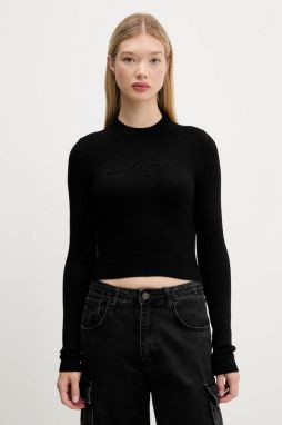 Sveter Hugo Blue Sblog_B čierna farba, ľahký, 50543054