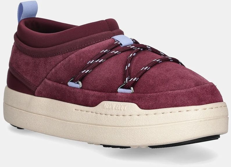 Snehule Moon Boot MB PARK ICON SUEDE bordová farba, 80D2470170 D013