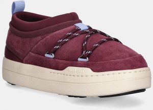 Snehule Moon Boot MB PARK ICON SUEDE bordová farba, 80D2470170 D013