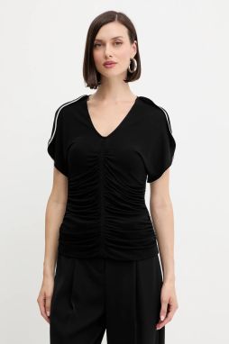 Blúzka BOSS Elatha čierna farba, 50544874